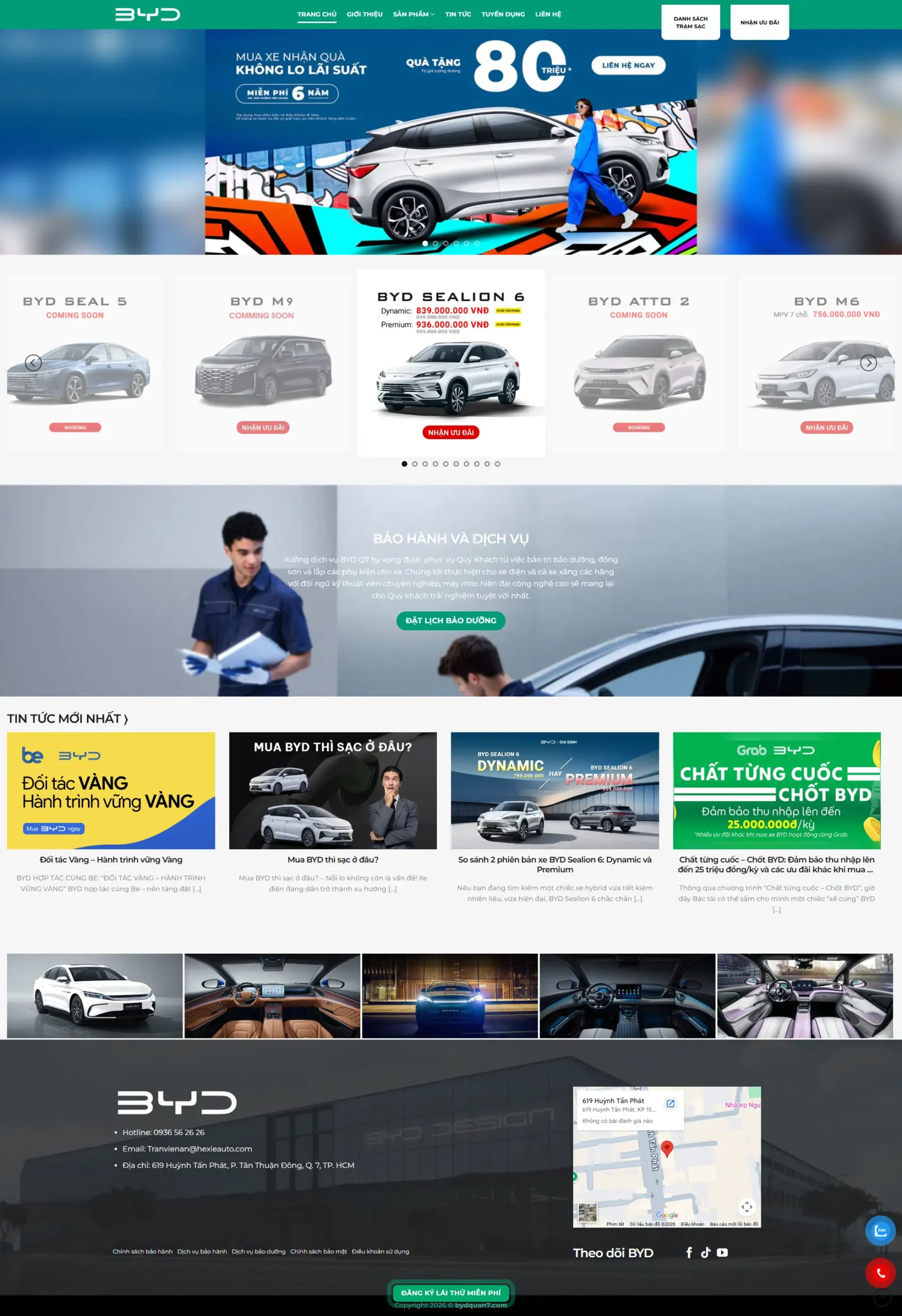 Bán xe oto bydquan7